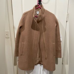 J.crew camel colored cocoon coat